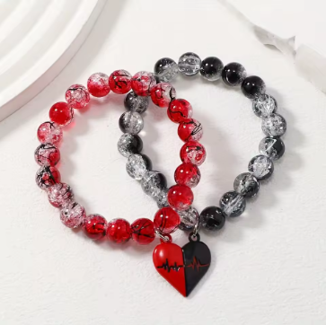 Pulsera de corazón con imán