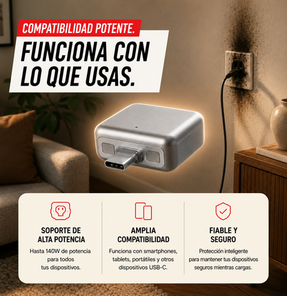 Cargador seguro para baterias (Tipo C)
