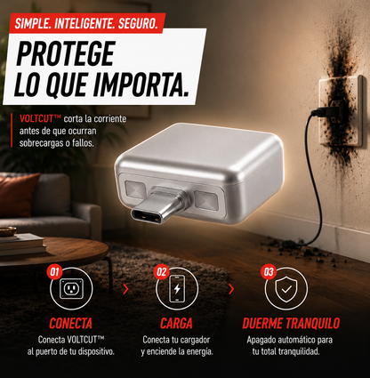Cargador seguro para baterias (Tipo C)